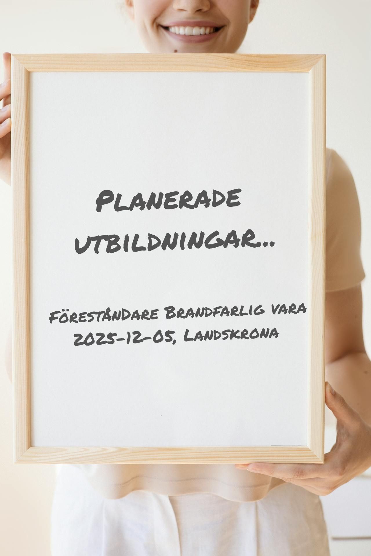 Vi håller utbildningar i Skåne, Blekinge, Småland, Halland och Göteborg
